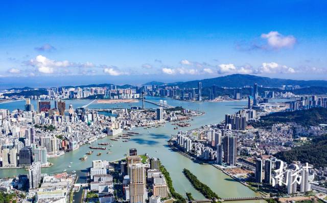 圖爲珠澳兩地。 圖源：南方日報
